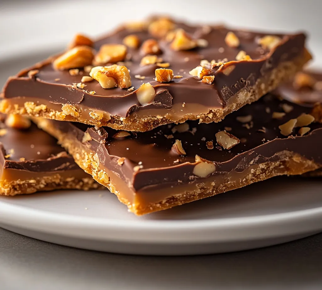 Christmas Crack Delight, often regarded as irresistible Saltine Toffee, is a festive treat that combines sweet, salty, and chocolaty flavors. This delightful dessert is perfect for holiday gatherings, providing an easy-to-make yet indulgent option that will please both friends and family. Every bite of this sweet confection offers a harmonious blend of textures—from the crunchy base of Saltine crackers to the luscious layers of toffee and chocolate. The balance of flavors creates an awe-inspiring experience that is sure to attract compliments at any holiday get-together.