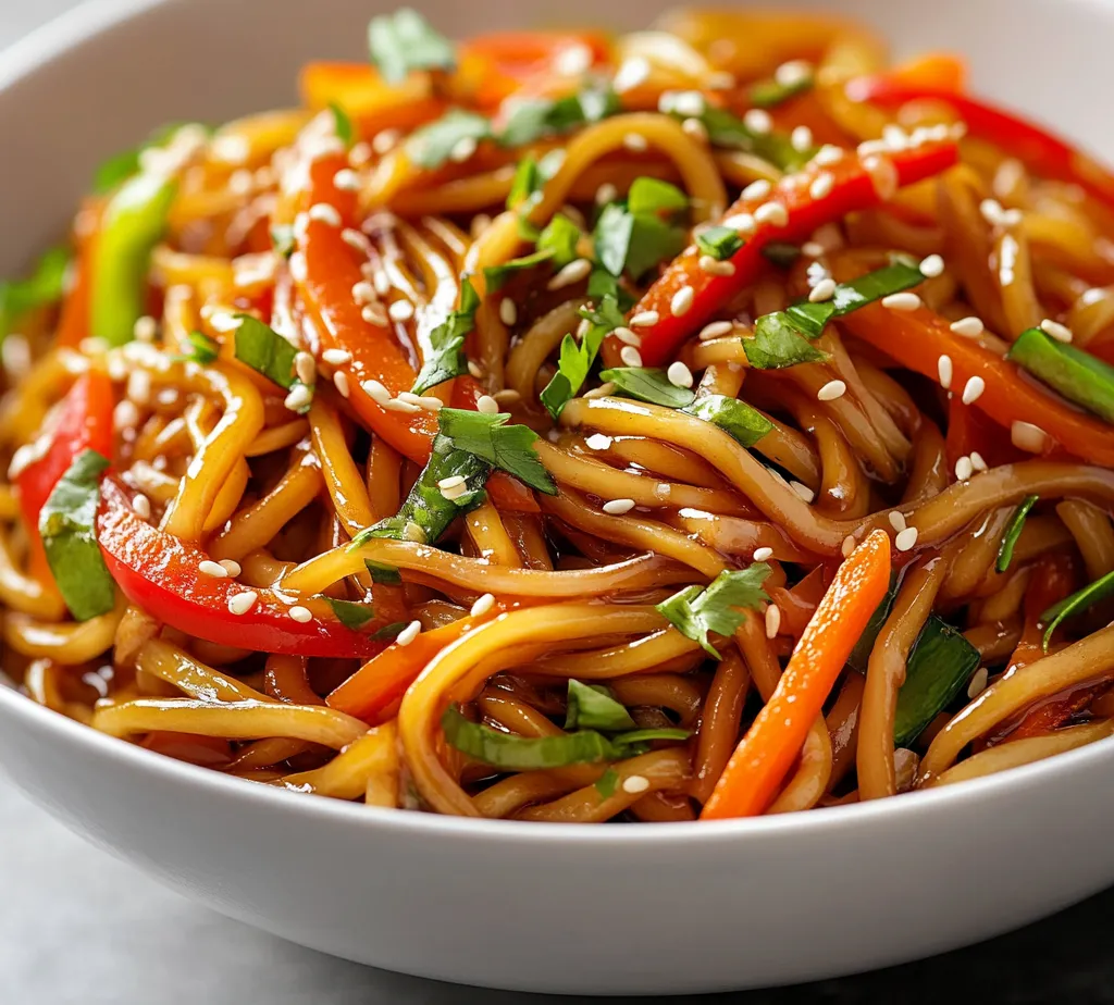 Yakisoba is a beloved Japanese noodle dish that has become popular worldwide for its versatility and flavor. Known for its stir-fried noodles, yakisoba can be easily tailored with various vegetables and proteins, making it a suitable choice for any meal. This easy recipe for Springtime Yakisoba Noodles Delight brings a refreshing twist to the classic dish, highlighting seasonal ingredients like colorful bell peppers, crisp bean sprouts, and nutrient-rich carrots.
