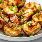 Cheesy Jalapeño Popper Potato Bites are the perfect combination of comfort food and party fare, making them an irresistible treat at gatherings. With their creamy filling and a spicy kick from fresh jalapeños, these bites deliver flavor in every mouthful. They offer a delightful crunch on the outside, leading to a gooey, cheesy center loaded with bacon and spices. Ideal for game nights, barbecues, or as an appetizer during holidays, these crispy morsels are sure to please guests of all ages.