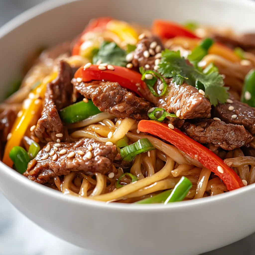 The culinary journey into the world of savory dishes often leads to a delightful experience, and Savory Sticky Beef Noodles is a prime example of this. This dish brings together tender beef, vibrant vegetables, and slippery rice noodles coated in a rich, flavorful sauce, making it a superb option for weeknight dinners or special occasions. The texture of the beef combined with the softness of the noodles creates a comforting meal that not only pleases the palate but also satisfies the senses.