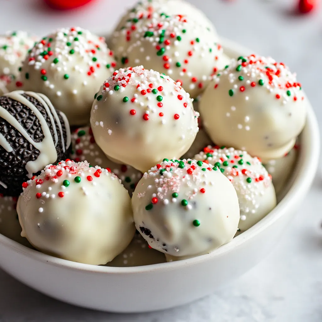 The holiday season brings with it a multitude of delightful treats, and Festive No-Bake Oreo Delight Balls stand out as an easy-to-make favorite. These indulgent bites of cream-filled Oreo cookies combined with creamy melted chocolate and festive decorations are perfect for gatherings, gifting, or simply satisfying your sweet tooth. This recipe celebrates the spirit of the season, offering a fun and interactive dessert option without the need for baking.