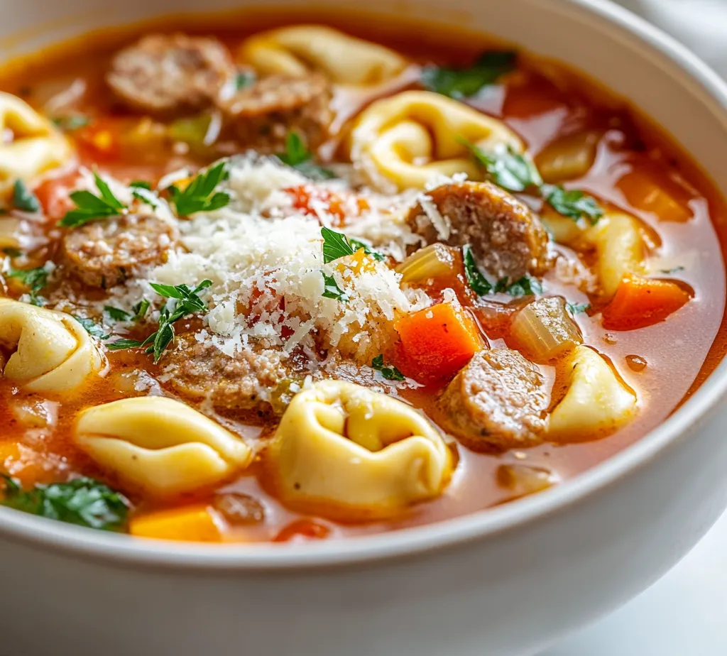 As the leaves begin to turn and the air carries a crisp chill, there’s nothing quite like a warm bowl of soup to bring comfort and solace. Enter Cozy Autumn Sausage Tortellini Soup—a recipe that encapsulates the essence of the season. This delightful soup brings together savory Italian sausage, tender cheese tortellini, and a medley of fresh vegetables swirled in a creamy broth, making it an ideal dish for brisk autumn evenings.