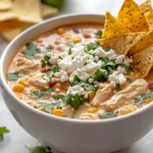 This article explores the heartwarming and flavorful dish known as Mexican Street Corn White Chicken Chili. Combining the tender goodness of shredded chicken, the creaminess of heavy cream, and the delightful crunch of tortilla chips, this chili is perfect for cozy family dinners or gatherings with friends. The unique twist this recipe provides, by fusing classic chili with the vibrant elements of Mexican street corn, transforms an ordinary meal into an extraordinary experience. The combination of spices and textures in this dish creates a comforting bowl of warmth that is sure to satisfy your taste buds and warm your soul.