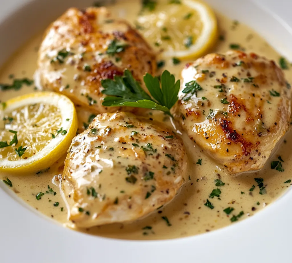 Lemon-infused dishes have a unique way of brightening up any meal, and this Lemon-Infused Creamy Chicken Delight is no exception. The tangy yet refreshing citrus not only uplifts the rich and creamy sauce but also complements the tender chicken, creating a delightful balance of flavors. This dish is perfect for those who appreciate a culinary experience that is both comforting and vibrant without requiring hours in the kitchen.
