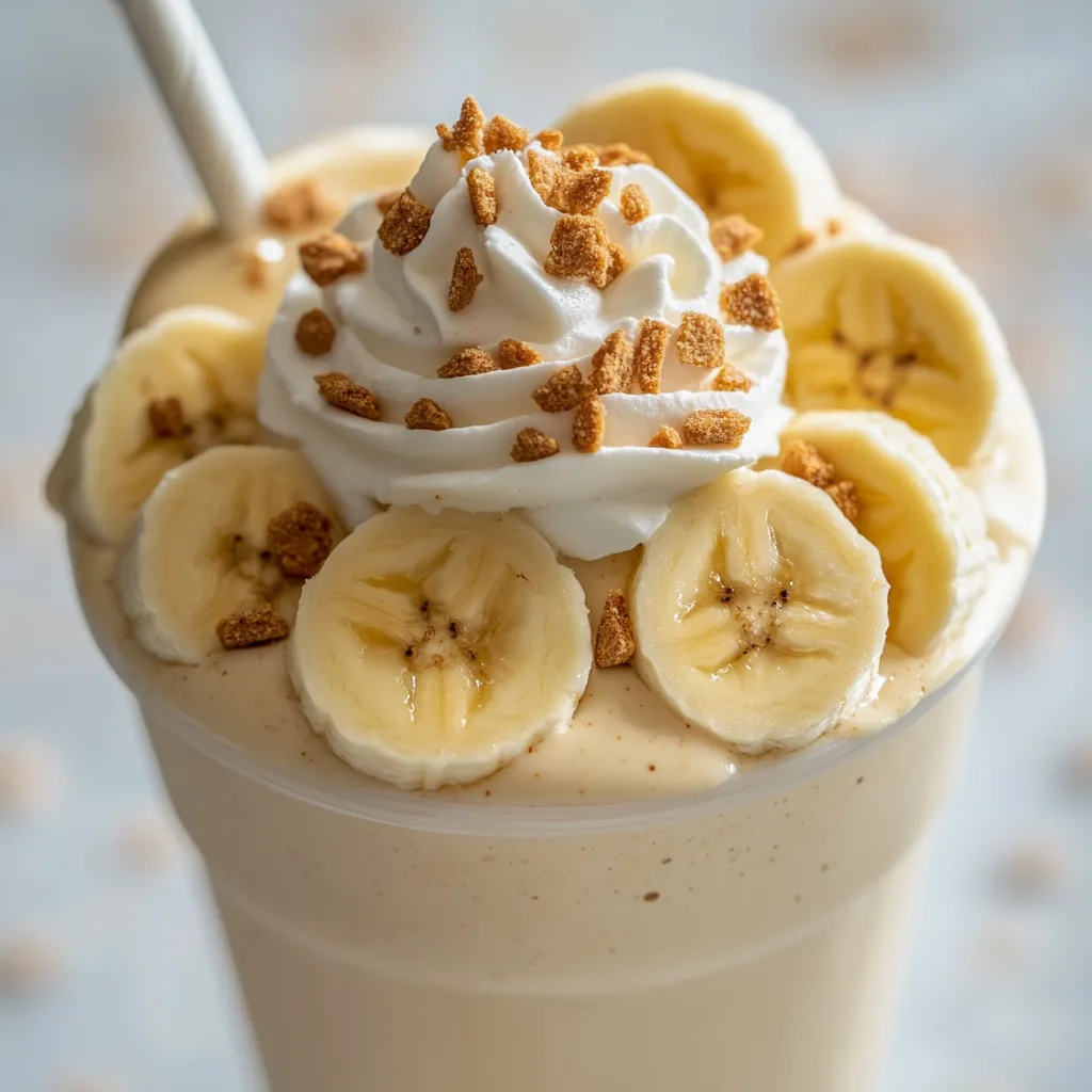 The Creamy Banana Pudding Delight Milkshake is a luscious and delightful beverage that perfectly marries the sweetness of ripe bananas with the rich creaminess of vanilla ice cream. This milkshake not only satisfies your sweet tooth but also brings a touch of nostalgia to each sip, reminding many of the classic banana pudding desserts that were cherished in childhood. It’s a fun and indulgent treat that can instantly brighten your day, making it a go-to choice for banana lovers and milkshake enthusiasts alike.