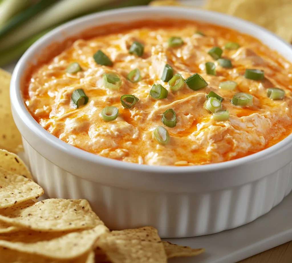 This Spicy Slow Cooker Buffalo Chicken Dip is the ultimate comfort food that brings together the rich flavors of buffalo chicken with the creaminess of cheese. Whether you're hosting a lively gathering, watching the big game, or just craving a savory treat for a cozy night in, this dip showcases the ease of slow cooking while delivering a burst of flavors your guests will love. The combination of tender, shredded chicken enveloped in a warm, cheesy sauce creates an irresistible dish that will have everyone reaching for more.