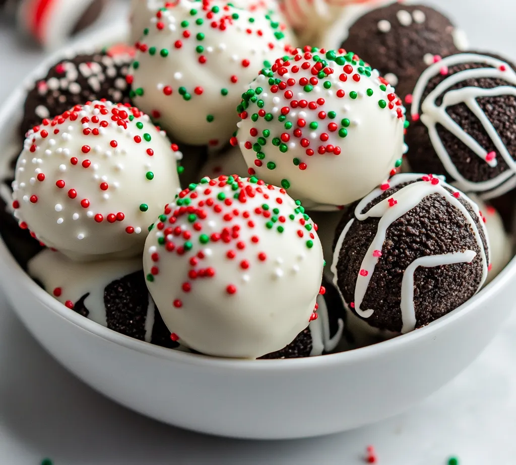 The holiday season brings with it a multitude of delightful treats, and Festive No-Bake Oreo Delight Balls stand out as an easy-to-make favorite. These indulgent bites of cream-filled Oreo cookies combined with creamy melted chocolate and festive decorations are perfect for gatherings, gifting, or simply satisfying your sweet tooth. This recipe celebrates the spirit of the season, offering a fun and interactive dessert option without the need for baking.