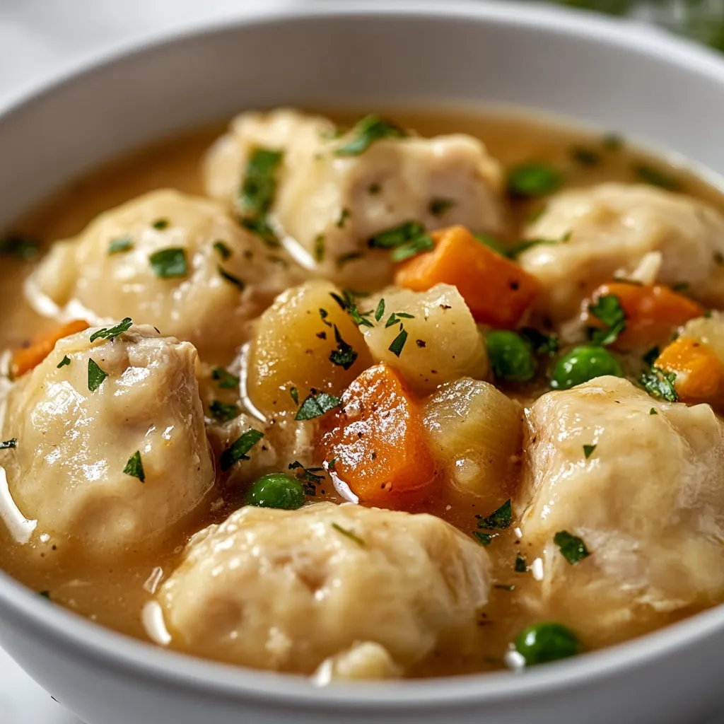 Cozy Comfort: Ultimate Crockpot Chicken and Dumplings is the perfect dish to warm your soul on a chilly day. This comforting recipe combines tender chicken, vibrant vegetables, and fluffy dumplings simmered to perfection in a savory broth. The wholesome combination of ingredients creates an inviting aroma that fills your kitchen, beckoning everyone to gather around the table for a satisfying meal.