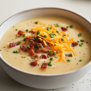 Creamy potato soup is an emblem of comfort food, perfect for warming up on a chilly day. It has a lusciously smooth texture combined with the heartiness of potatoes, creating a dish that wraps around you like a warm hug. This delightful soup takes advantage of simple ingredients, bringing out the natural flavors of each component while creating a rich, creamy essence that lingers long after the last spoonful.