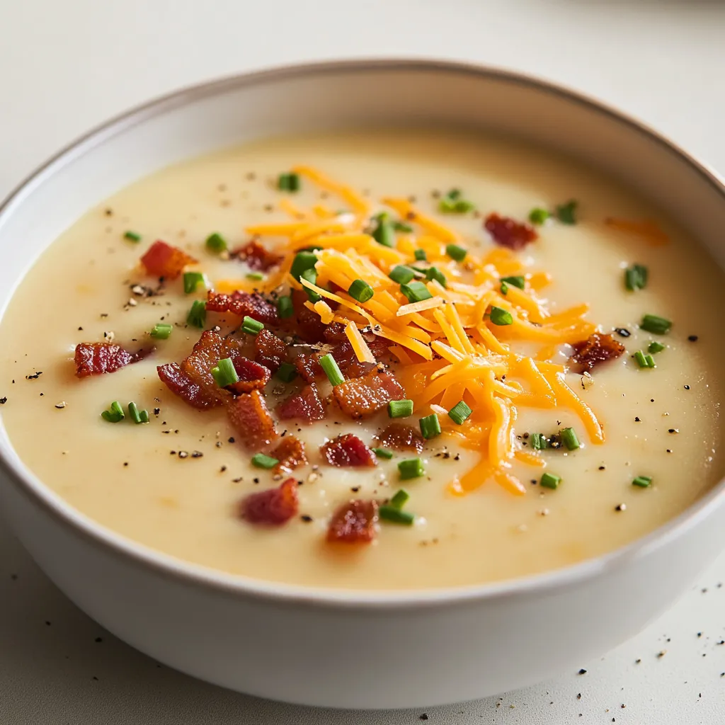 Creamy potato soup is an emblem of comfort food, perfect for warming up on a chilly day. It has a lusciously smooth texture combined with the heartiness of potatoes, creating a dish that wraps around you like a warm hug. This delightful soup takes advantage of simple ingredients, bringing out the natural flavors of each component while creating a rich, creamy essence that lingers long after the last spoonful.