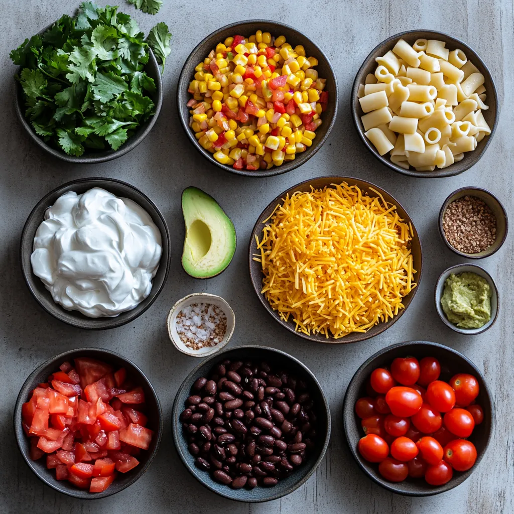 Taco Pasta Fiesta Delight combines the festive and robust flavors of traditional tacos with the hearty comfort of pasta, making for a truly unique dish. This culinary creation is not just a feast for the taste buds—it also incorporates a variety of nutritious ingredients such as lean protein, vibrant vegetables, and rich cheese, making it a well-rounded meal. Whether you're hosting a family dinner or simply preparing a quick weeknight meal, this dish fits the bill perfectly, delivering both nourishment and satisfaction for everyone at the table.