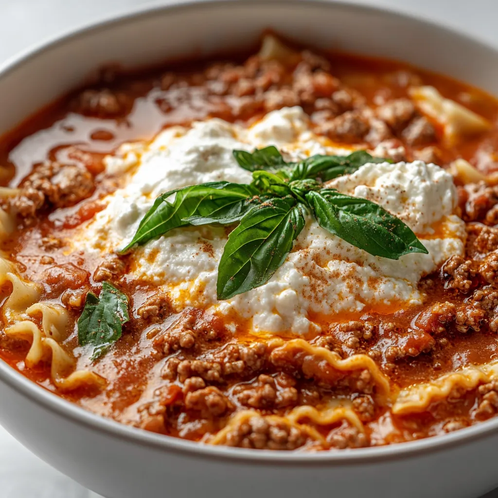A warm bowl of soup can often serve as the perfect comfort food, especially when it is as hearty and satisfying as Hearty One-Pot Lasagna Soup. This dish takes the beloved flavors of traditional lasagna and transforms them into a luxurious soup that is perfect for chilly evenings or as a delicious weeknight dinner. It combines rich meat flavors, wholesome noodles, and creamy cheeses, creating a fulfilling meal that warms your heart.