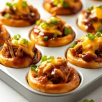 BBQ Pulled Pork Pretzel Cups are a delicious fusion of savory flavors wrapped in a delightful pretzel crust, making them an irresistible appetizer or snack. These bite-sized treats combine the tender, smoky flavor of pulled pork slathered in BBQ sauce with a creamy layer of cheese and a satisfyingly chewy pretzel shell. Perfect for game day gatherings, parties, or casual family dinners, this recipe is designed to impress your guests and elevate your culinary repertoire.