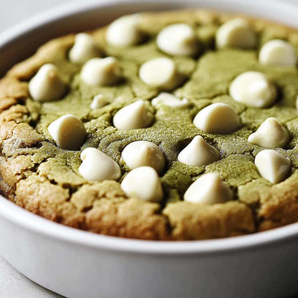 Matcha has surged in popularity over the last decade, transforming from a traditional Japanese beverage into a sought-after flavor in desserts and baked goods. This vibrant green tea powder, known for its earthy aroma and numerous health benefits, lends itself beautifully to sweet treats, providing both a unique taste and a striking presentation. One standout dessert is the Matcha White Chocolate Skillet Cookie, which takes this beloved ingredient and combines it with the rich sweetness of white chocolate, resulting in a cookie that is both visually appealing and indulgently delicious.