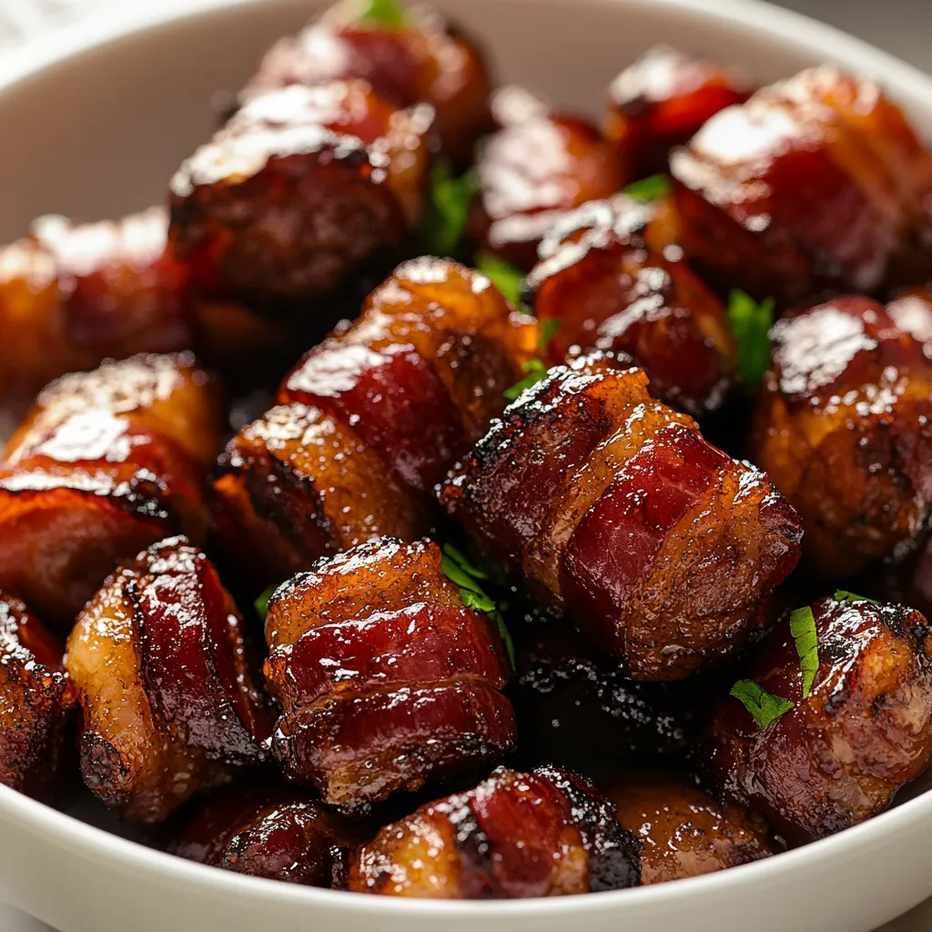 The irresistible combination of sweet and savory creates a dish that tantalizes the taste buds and satisfies cravings. Sweet and Savory Brown Sugar Bacon-Wrapped Little Smokies are the ultimate party appetizer, perfect for gatherings, game days, or even a cozy night in. This recipe takes simple ingredients and elevates them into mouth-watering bites that everyone will love. The smoky flavor of bacon mingles seamlessly with the BBQ-inspired richness of the Little Smokies, creating a snack that can quickly become the star of any occasion.