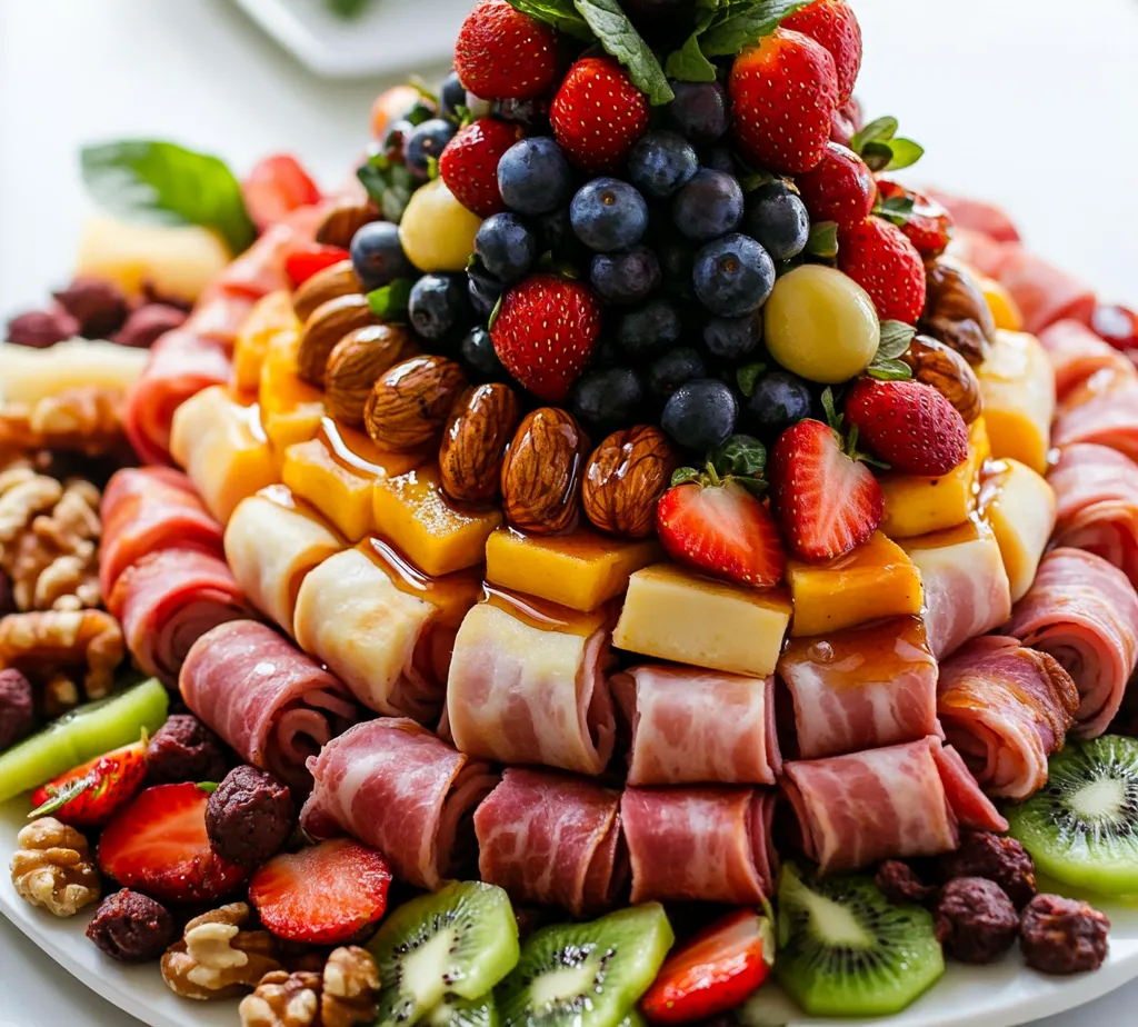 The Breakfast Christmas Tree Charcuterie Board is a delightful way to celebrate the holiday season, bringing joy and creativity to your breakfast or brunch spread. Ideal for festive gatherings, this impressive board displays an array of breakfast favorites that capture the essence of the holidays. Bursting with color, flavor, and texture, it serves as both a delicious meal and a stunning centerpiece, guaranteed to wow your guests.