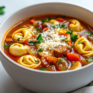 As the leaves begin to turn and the air carries a crisp chill, there’s nothing quite like a warm bowl of soup to bring comfort and solace. Enter Cozy Autumn Sausage Tortellini Soup—a recipe that encapsulates the essence of the season. This delightful soup brings together savory Italian sausage, tender cheese tortellini, and a medley of fresh vegetables swirled in a creamy broth, making it an ideal dish for brisk autumn evenings.