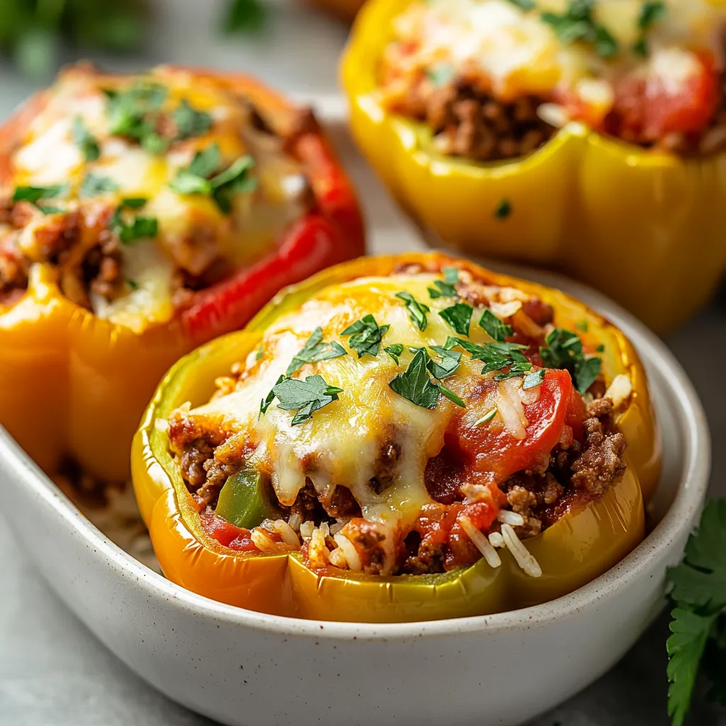 Unstuffed Pepper Casserole is a quick and delicious comfort food that captures the robust flavors of stuffed peppers without the fuss of actually stuffing them. This hearty dish combines tender bell peppers with seasoned ground beef (or turkey), savory rice, and a medley of aromatic spices, all baked to perfection under a blanket of melted cheese. It offers a satisfying balance of textures and flavors, making it a family favorite.