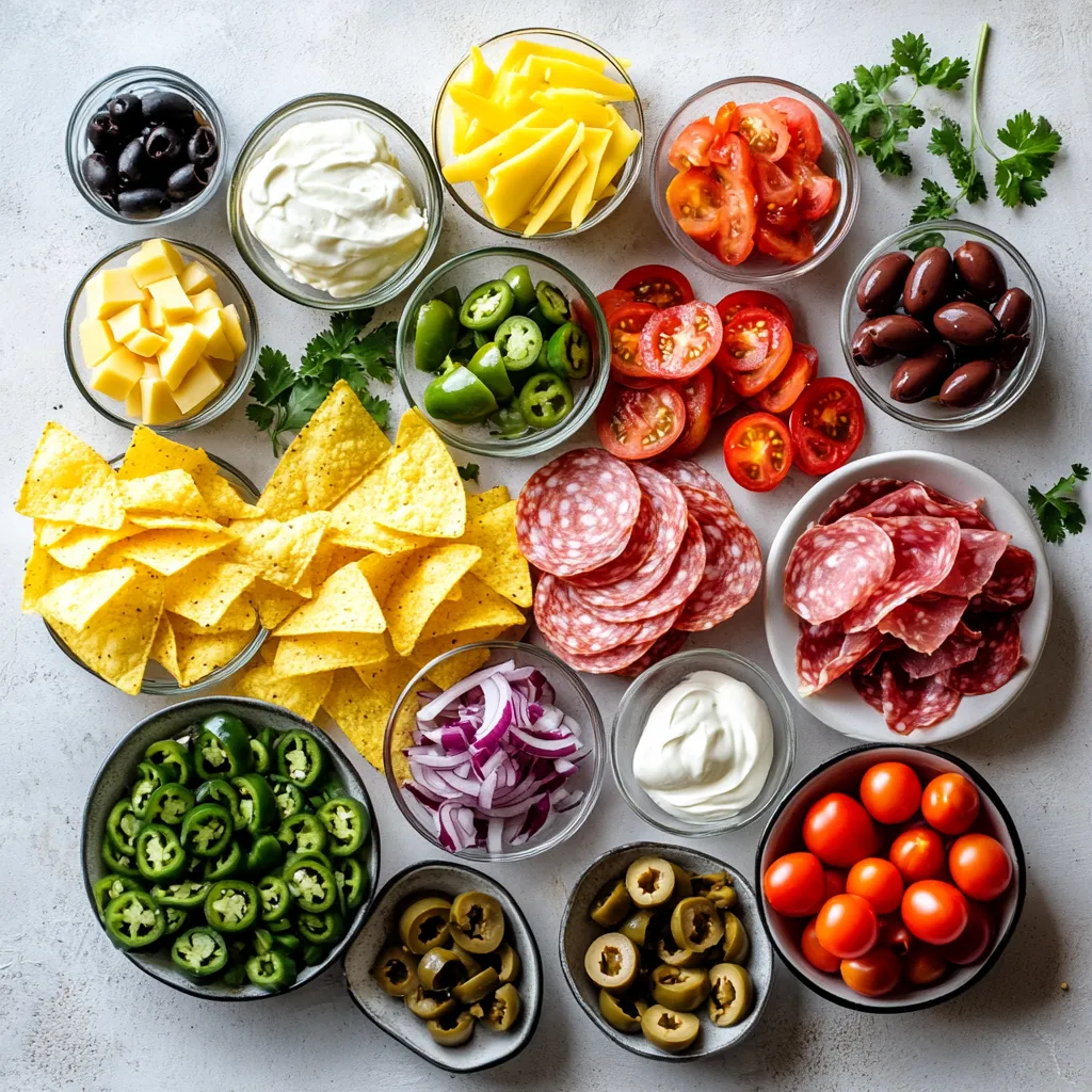 Exploring the fusion of traditional nachos and gourmet charcuterie, this article delves into the delectable world of Gourmet Crispy Charcuterie Nachos, perfect for gatherings or a flavorful snack. This dish brings together the richness of savory meats and delectable cheeses, combined with vibrant and colorful toppings that complement each other beautifully. Imagine biting into thick-cut tortilla chips, each loaded with toppings that deliver an explosion of flavor – it’s not just a meal; it's a sensory experience.