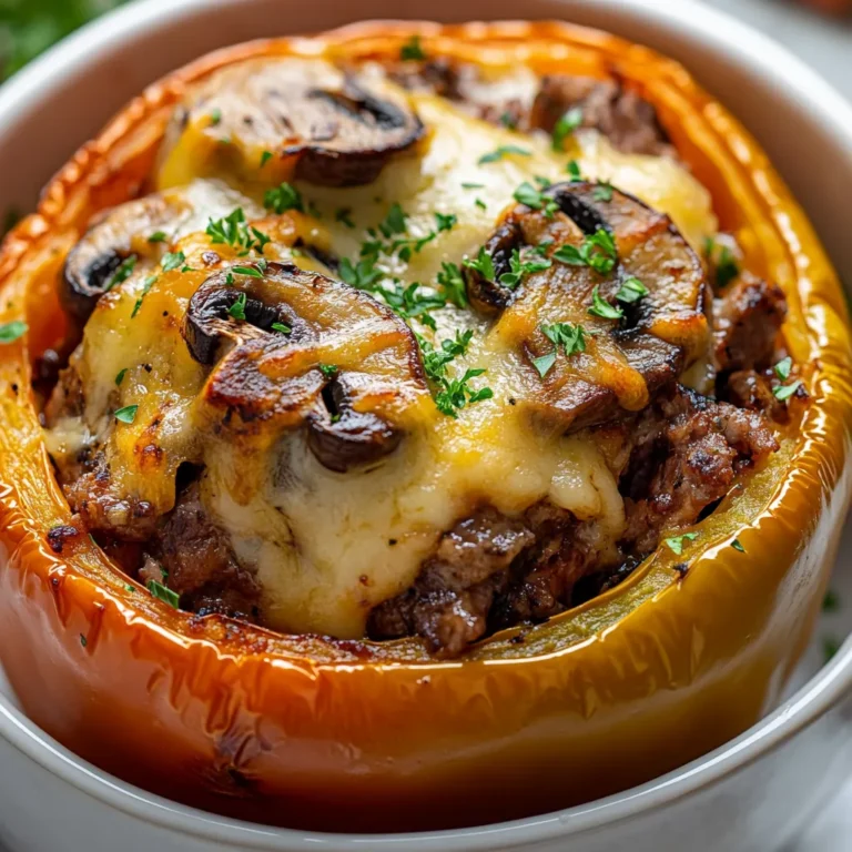 Baked Philly Cheesesteak Stuffed Peppers offer a delightful twist on the classic cheesesteak sandwich, infusing all the beloved flavors into a nutritious and vibrant vessel. These stuffed peppers are not only visually appealing but also make for a hearty meal that is perfect for any occasion. By combining tender ribeye steak or sirloin with sautéed vegetables and creamy cheeses, this recipe transforms traditional sandwich ingredients into a wholesome, satisfying dish.