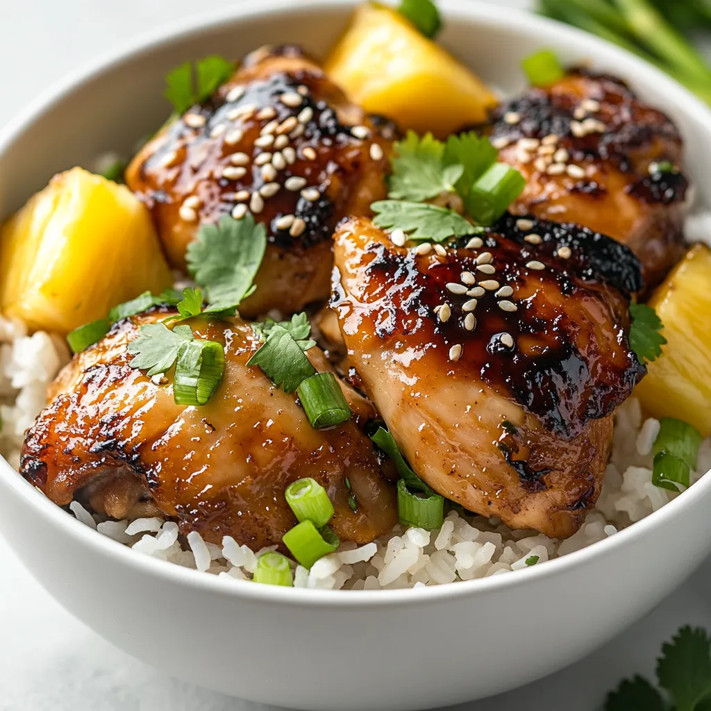 Hawaiian cuisine is a delightful tapestry of flavors, inspired by the rich cultural heritage and natural bounty of the islands. Characterized by a blend of tropical fruits, fresh seafood, and zesty seasonings, Hawaiian dishes often evoke images of sun-soaked beaches and lush landscapes. Among these culinary treasures, Tropical Hawaiian Chicken with Creamy Coconut Rice stands out as a vibrant and satisfying meal that combines savory and sweet notes harmoniously.