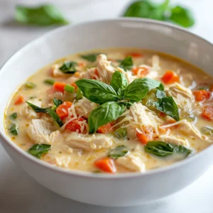 The art of cooking can transform a simple gathering into a romantic affair, and what better dish to serve than a warm and hearty Tuscan Chicken Soup? This flavorful recipe combines tender chicken, fresh vegetables, and a velvety creamy broth, creating a delightful experience for the senses. The rustic flavors and comforting textures make it an ideal dish for cozy nights in or intimate dinners, as it not only nourishes the body but also warms the heart. This soup encapsulates the essence of Tuscan cuisine, offering a burst of flavors that remind us of sun-drenched fields and lovely evenings shared with loved ones.