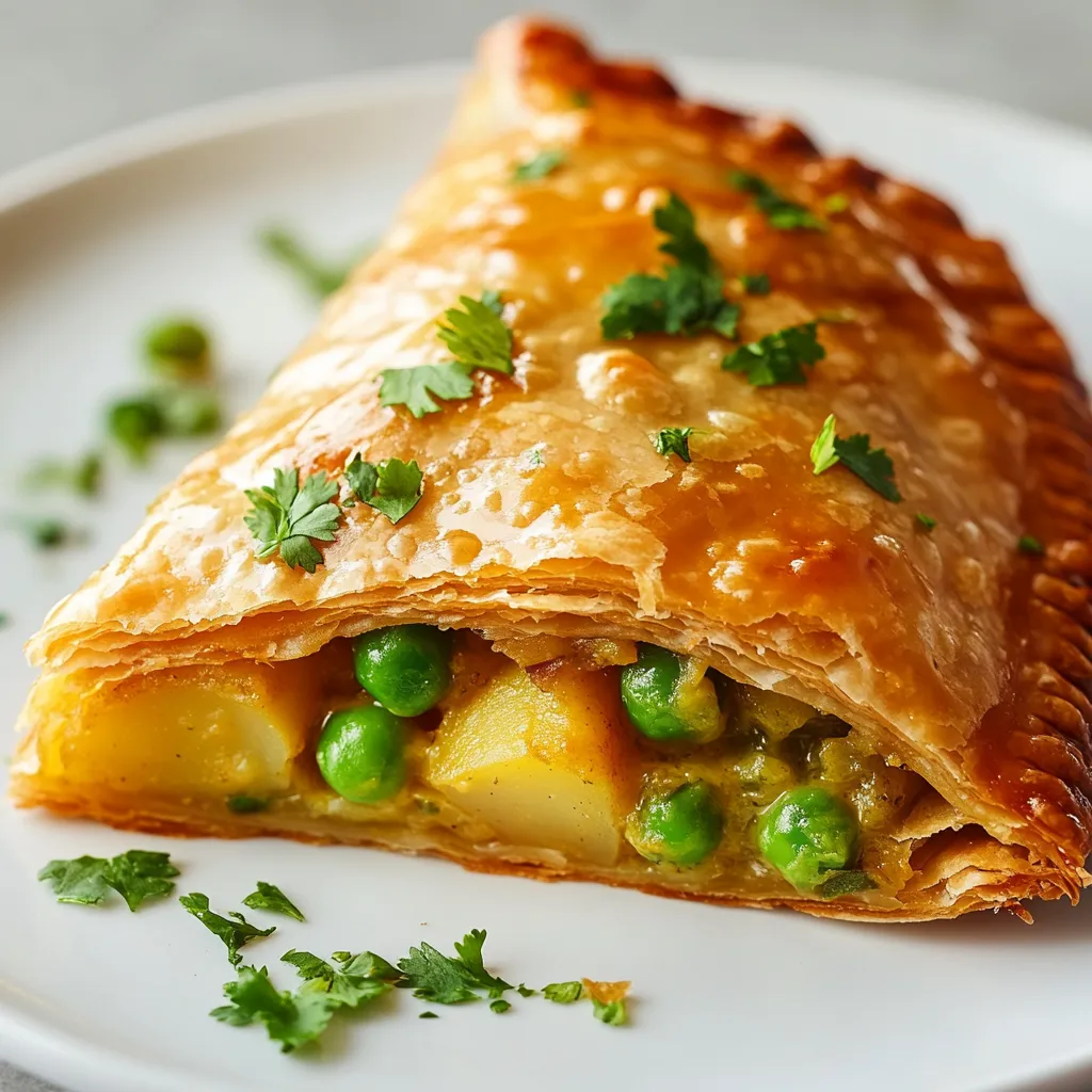 Exploring the vibrant culinary world of Indian cuisine can be a delightful experience, and there's no better place to start than with a classic savory dish. The Savory Indian Samosa Pie offers a delightful twist on the traditional samosa, transforming the familiar flavors into a hearty pie format. With its flaky puff pastry encasing a rich, spiced filling made of potatoes and peas, this dish is not only visually appealing but also brings an explosion of comforting flavors that can please anyone's palate. Whether you're hosting a casual family dinner or celebrating a festive occasion, this dish is sure to impress.