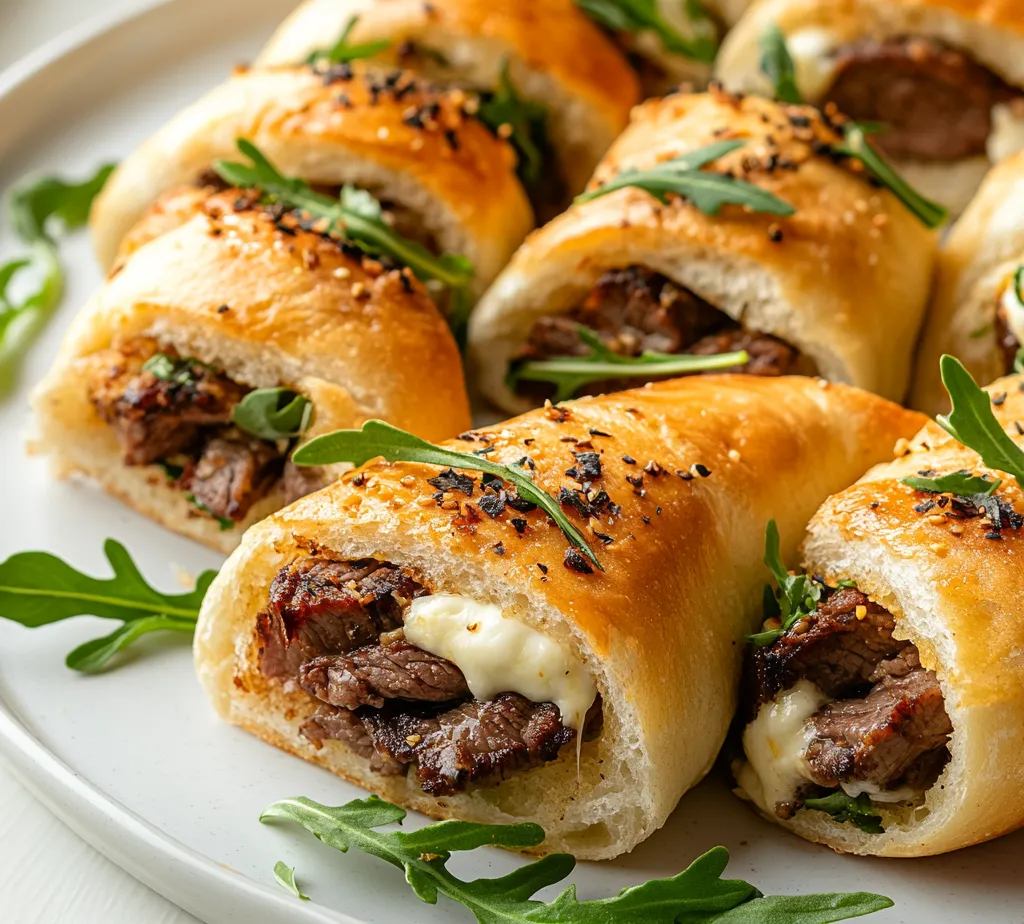 Exploring culinary delights can lead to the creation of dishes that not only satisfy hunger but also deliver exciting flavor combinations. One such dish is Mini Garlic Butter Steak Stuffed Flatbread Rolls. This recipe takes the classic steak and transforms it into a portable, deliciously packed treat that can be enjoyed as an appetizer or a main course. Using fresh herbs, buttery garlic, and high-quality flank steak, these rolls provide a delightful experience for your taste buds.