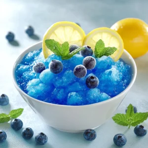 The allure of a refreshing beverage on a warm day is undeniable, and the Frozen Blue Lemon Punch is the perfect companion for summer gatherings or cozy evenings alike. With its vibrant blue color and invigorating citrus flavor, this delightful concoction captures the essence of summer in a glass. This punch not only provides a visually stunning presentation but also offers a refreshing taste that can quench any thirst. The blend of flavors—juicy lemons, sweet blue raspberry lemonade, and a hint of fizz—creates a symphony of tastes that is sure to charm your palate.