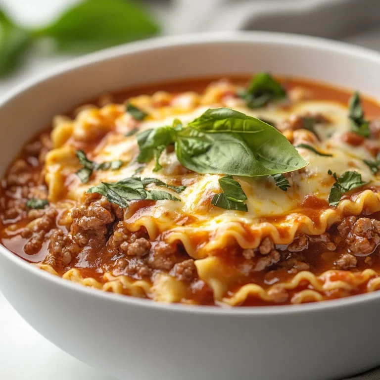 As the chill of winter sets in, there's nothing quite like a warm bowl of soup to bring comfort and satisfaction. Comforting Lasagna Soup provides the hearty and familiar flavors of traditional lasagna in a more approachable, cozy form. It’s a dish that promises to warm both your body and soul, making it an ideal choice for family dinners or gatherings with friends. With a medley of ground beef or Italian sausage, aromatic vegetables, and a creamy cheese topping, this soup captures the essence of lasagna in a delicious and inviting way.