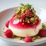 Pistachio and Raspberry Cheesecake Domes offer a delightful culinary experience that marries the rich, nutty flavor of pistachios with the tartness of fresh raspberries. This dessert is not only visually stunning but also provides a harmonious balance of textures and tastes. These domes serve as a perfect treat for special occasions, dinner parties, or even as a luxurious finish to a cozy meal at home. Their elegant shape and vibrant colors make them an eye-catching centerpiece, whether you're serving family or guests.