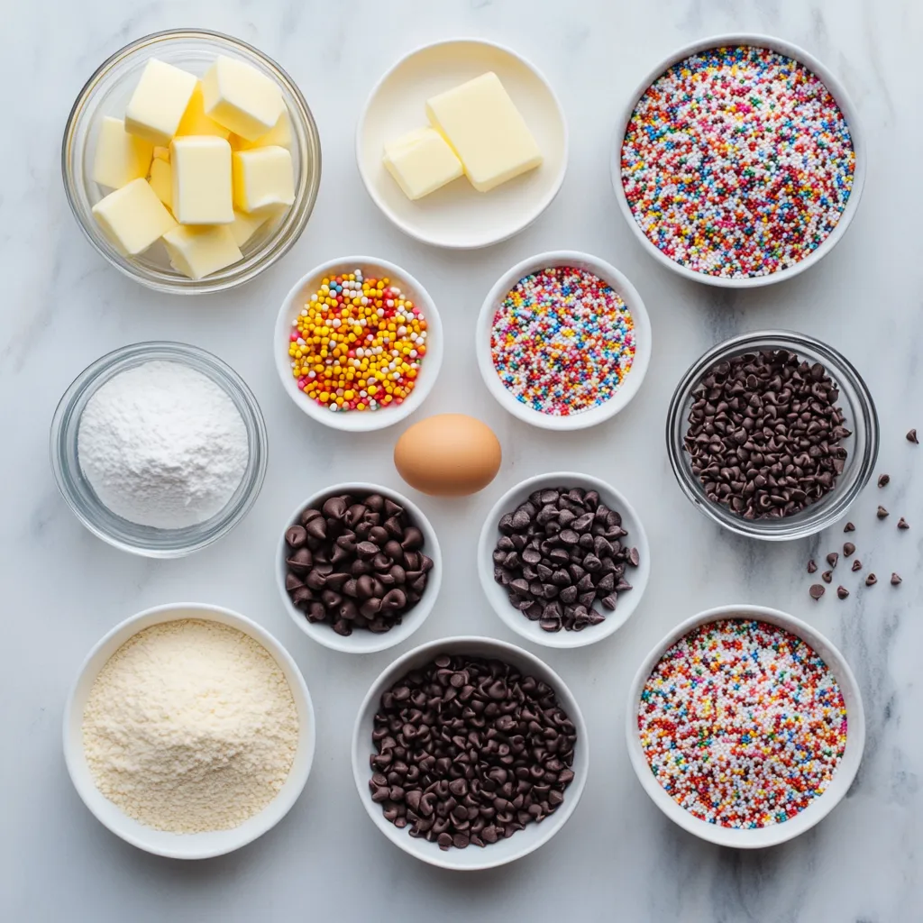 In recent years, unicorn-themed treats have enchanted bakers and dessert enthusiasts alike, becoming staple additions to celebrations such as birthdays, baby showers, and whimsical gatherings. The vibrant colors and playful designs appeal to the imagination, inviting those of all ages to indulge in a touch of magic. Among the array of unicorn-inspired sweets, <strong>Magical Unicorn Cookies</strong> stand out not only for their dazzling appearance but also for their scrumptious flavor. These cookies radiate joy, making them a perfect whimsical dessert for any occasion.” /></p>
</p>
<h2>Instructions</h2>
</p>
<p>1. Preheat your oven to 350°F (175°C) and prepare two baking sheets by lining them with parchment paper.</p>
<p>2. In a medium-sized bowl, whisk together the all-purpose flour, baking soda, and salt until well combined. Set this mixture aside for later use.</p>
<p>3. In a large mixing bowl, use an electric mixer to cream the softened butter, granulated sugar, and brown sugar together. Beat on medium speed until the mixture is light and fluffy, approximately 3-4 minutes.</p>
<p>4. Add the eggs to the butter and sugar mixture one at a time, ensuring each egg is fully incorporated before adding the next. Then, mix in the vanilla and almond extracts until everything is well blended.</p>
<p>5. Gradually incorporate the dry ingredient mixture into the wet ingredients, stirring gently until just combined. Be careful not to overmix, as this can affect the texture of your cookies.</p>
<p>6. Carefully fold in the colorful sprinkles and white chocolate chips, ensuring they are evenly distributed throughout the cookie dough.</p>
<p>7. Using a cookie scoop or a tablespoon, drop rounded portions of dough onto the prepared baking sheets. Make sure to leave ample space between each cookie, as they will spread while baking.</p>
<p>8. Place the baking sheets in the preheated oven and bake for 10-12 minutes. The cookies should have lightly golden edges while the centers remain soft and chewy.</p>
<p>9. Once baked, remove the cookies from the oven and allow them to cool on the baking sheets for about 5 minutes. After this, transfer them to a wire rack to cool completely.</p>
<p>10. After the cookies have cooled, sprinkle the edible glitter over the top for a fantastical finish that will enchant everyone!</p>
</p>
<h2>Preparation Steps</h2>
</p>
<p>The preparation of Magical Unicorn Cookies is a joyful process that can engage bakers of all skill levels. Starting with preheating the oven ensures the right baking temperature is achieved, allowing for even cooking throughout. Mixing dry ingredients together helps to distribute the baking soda and salt evenly, promoting consistent results in each cookie.</p>
</p>
<h3>Step 1: Preheating the Oven</h3>
</p>
<p>Preheating the oven to the specified temperature of 350°F (175°C) is critical for achieving the desired texture and color of the cookies. This ensures that as the dough is placed in, it begins cooking immediately and evenly. An oven thermometer can be a helpful tool for bakers to ensure the temperature is accurate.</p>
</p>
<h3>Step 2: Mixing Dry Ingredients</h3>
</p>
<p>Whisking together the all-purpose flour, baking soda, and salt in a medium bowl is a foundational step in cookie preparation. This technique not only prevents clumping but also ensures that the leavening agent is evenly distributed, leading to consistently baked cookies. Setting this mixture aside allows bakers to focus on creaming the butter and sugars next.</p>
</p>
<h3>Step 3: Creaming Butter and Sugars</h3>
</p>
<p>The creaming process is essential for the texture of the cookies. When softened butter is combined with granulated sugar and brown sugar, the mixture is beaten until light and fluffy. This is ideally done for about 3-4 minutes, as it creates air pockets that lead to a tender and lighter cookie. Using an electric mixer can simplify this process, producing a uniform mixture.</p>
</p>
<h3>Step 4: Incorporating Eggs and Extracts</h3>
</p>
<p>Incorporating the eggs one at a time allows each egg to fully blend into the batter before another is added. This method helps achieve a smoother batter for the cookies, enhancing their overall texture. Following this, mixing in the extracts ensures the flavor profile develops fully without clumping.</p>
</p>
<h3>Step 5: Combining Wet and Dry Ingredients</h3>
</p>
<p>When it comes to mixing the dry and wet ingredients, gently folding them together is key to maintaining the airy texture achieved during the creaming stage. Overmixing at this point can lead to tough cookies, so it’s important to combine until just incorporated, preserving the lightness of the dough.</p>
</p>
<h3>Step 6: Folding in Mix-Ins</h3>
</p>
<p>Adding the colorful sprinkles and white chocolate chips into the dough necessitates a gentle folding technique. This step ensures the add-ins are evenly distributed without breaking the chocolate chips or deflating the dough. Maintaining the integrity of these components is essential to the final cookie’s appearance and taste.</p>
</p>
<h3>Step 7: Scooping the Dough</h3>
</p>
<p>Using a cookie scoop or tablespoon helps create uniform cookie sizes, ensuring even baking. Spacing is vital on the baking sheet, as the cookies will spread during the baking process. Leaving ample space guarantees that they don’t merge into each other, allowing for the desired shape and texture once baked.</p>
</p>
<p><img decoding=