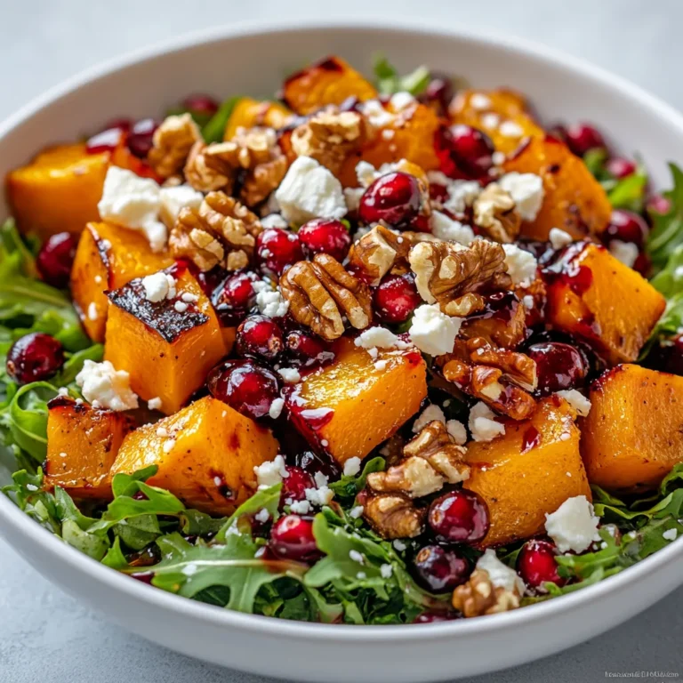 Autumn is a season of change, not just in weather but in flavors and ingredients. One of the most delightful dishes to celebrate this vibrant time is the cranberry-glazed butternut squash salad. This recipe combines the sweetness of roasted squash with tangy cranberries, creating a perfect balance of flavors that epitomizes the spirit of fall. Roasted butternut squash brings out its natural sugars while the cranberry glaze infuses the dish with a burst of tartness, making it an unforgettable addition to your autumn menu.