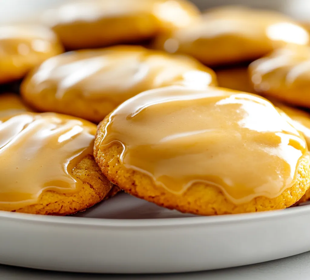 The warmth and richness of autumn flavors come alive with glazed pumpkin delight cookies. These irresistible treats combine the comforting tastes of pumpkin and spices, making them perfect for cozy gatherings or a special dessert. The inclusion of pumpkin puree lends a moist texture, while a blend of aromatic spices like cinnamon, nutmeg, and ginger creates a symphony of flavors that delight the palate. Dressed with a silky glaze, these cookies are not only a treat for the taste buds but also a visual feast on any dessert table.