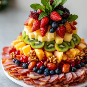 The Breakfast Christmas Tree Charcuterie Board is a delightful way to celebrate the holiday season, bringing joy and creativity to your breakfast or brunch spread. Ideal for festive gatherings, this impressive board displays an array of breakfast favorites that capture the essence of the holidays. Bursting with color, flavor, and texture, it serves as both a delicious meal and a stunning centerpiece, guaranteed to wow your guests.