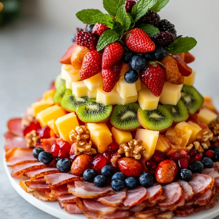 The Breakfast Christmas Tree Charcuterie Board is a delightful way to celebrate the holiday season, bringing joy and creativity to your breakfast or brunch spread. Ideal for festive gatherings, this impressive board displays an array of breakfast favorites that capture the essence of the holidays. Bursting with color, flavor, and texture, it serves as both a delicious meal and a stunning centerpiece, guaranteed to wow your guests.