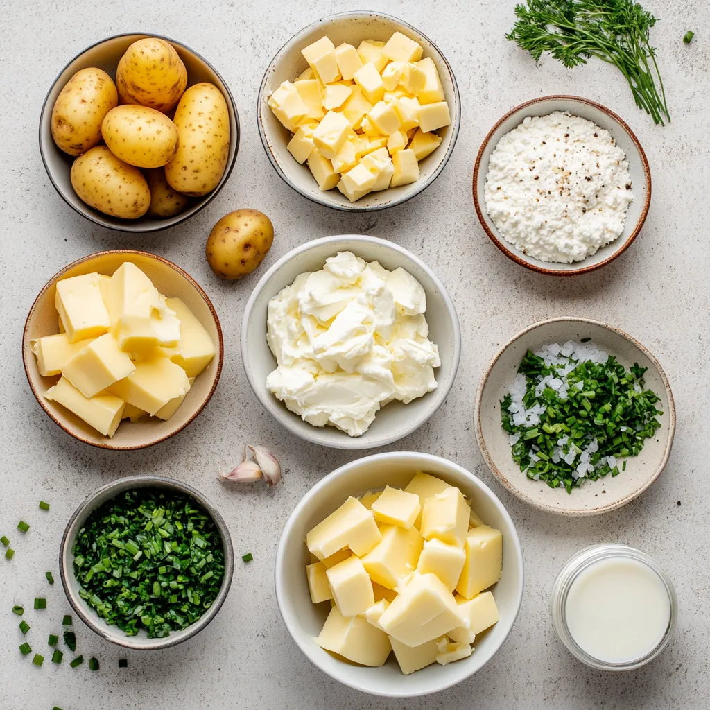 Cheesy mashed potatoes are the ultimate comfort food that can elevate any meal with their irresistible creaminess and decadent flavor. These mashed potatoes are not just a side dish; they are a savory delight that brings warmth and satisfaction to your dining experience. The rich combination of sharp cheddar cheese, smooth cream cheese, and creamy butter ensures that every bite is a delightful experience, making this dish a favorite for many.