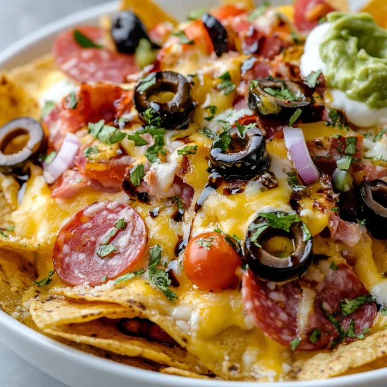 Exploring the fusion of traditional nachos and gourmet charcuterie, this article delves into the delectable world of Gourmet Crispy Charcuterie Nachos, perfect for gatherings or a flavorful snack. This dish brings together the richness of savory meats and delectable cheeses, combined with vibrant and colorful toppings that complement each other beautifully. Imagine biting into thick-cut tortilla chips, each loaded with toppings that deliver an explosion of flavor – it’s not just a meal; it's a sensory experience.