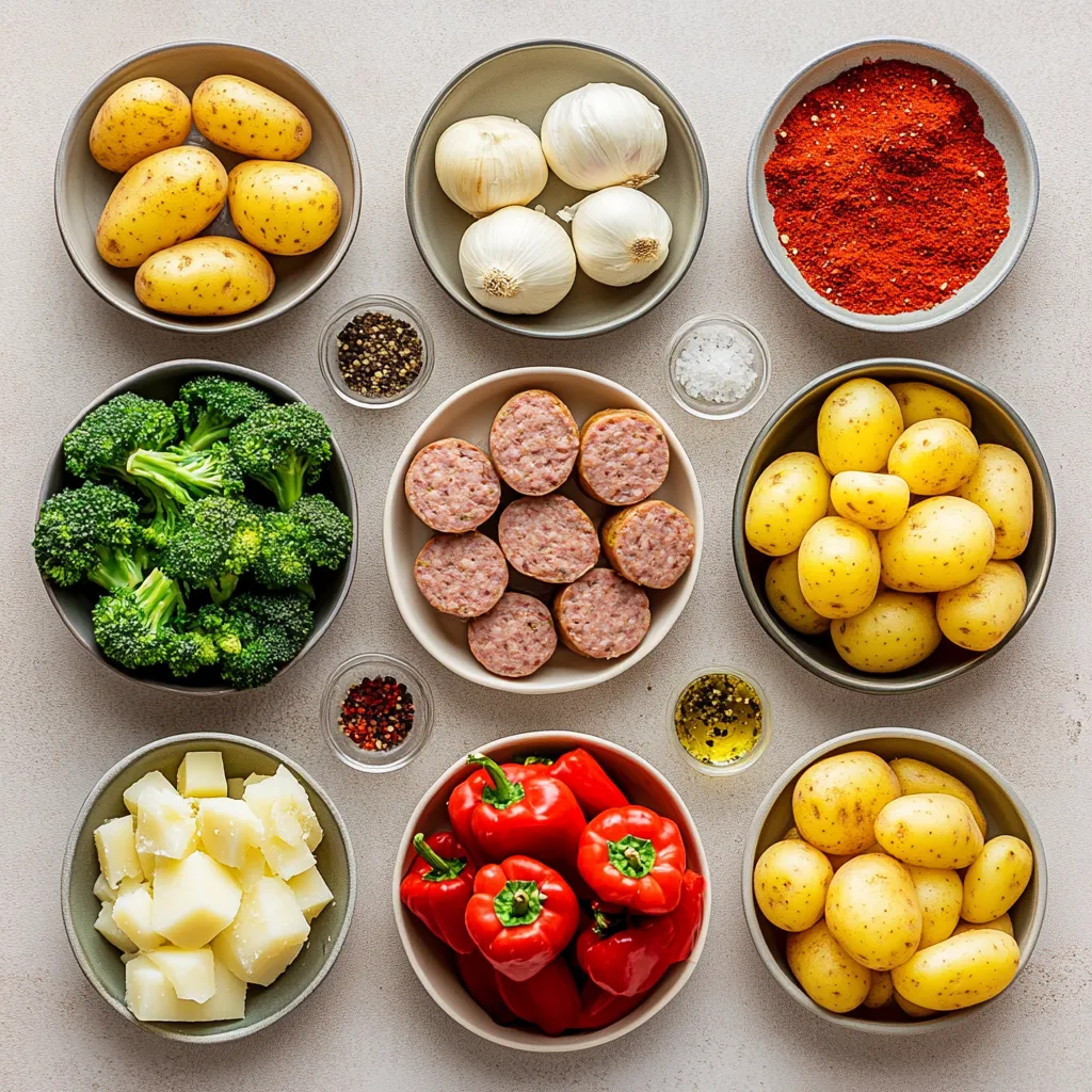 The Savory Sausage and Potato Skillet Delight is a comforting, hearty dish that's perfect for any time of the week. Combining the bold flavors of Italian sausage with tender, golden potatoes and vibrant vegetables, this recipe is not only delicious but also incredibly easy to prepare. The amalgamation of flavors from the sausage, potatoes, and aromatic spices creates a dish that warms the soul and satisfies the appetite, making it an ideal choice for family dinners, casual gatherings, or a quick weeknight meal.