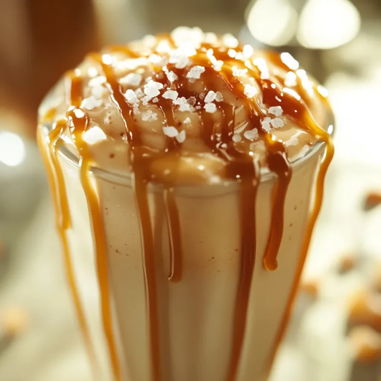 The Salted Caramel Protein Shake Delight has taken the world of beverages by storm, blending indulgent flavors with nutritious ingredients. This creamy shake perfectly balances the rich taste of salted caramel with the goodness of protein, making it a sumptuous treat that doesn’t compromise on health. Whether you’re a fitness enthusiast looking for a post-workout snack or someone simply wanting a delicious and fulfilling drink, this shake is an ideal choice.