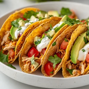Exploring the delights of crispy tacos can take you on a culinary journey filled with vibrant flavors and satisfying textures. This article delves into the recipe for Crispy Golden Chicken Tacos, a perfect harmony of seasoned chicken, rich refried beans, and fresh toppings, all wrapped in a warm corn tortilla. Whether you're preparing for a family gathering or a casual weeknight dinner, these tacos promise to be a crowd-pleaser.