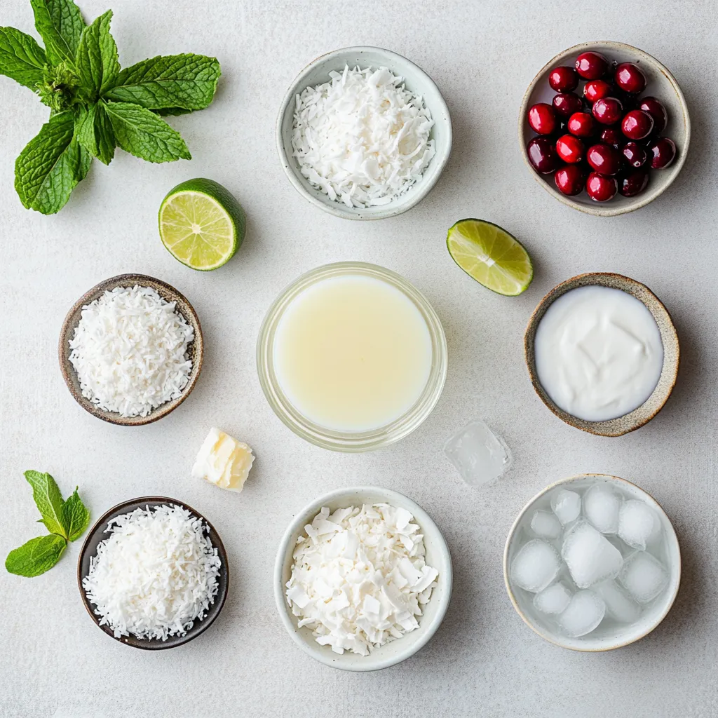 The Festive Coconut Mojito offers a delightful twist on the classic mojito, infusing tropical flavors that perfectly complement the warmth of any holiday gathering. This refreshing drink not only brings a vibrant splash of color to your table but also excites the palate with its unique blend of sweetness and tartness. Imagine sipping on a chilled mojito infused with the aroma of fresh mint and the creamy richness of coconut as you celebrate with family and friends.