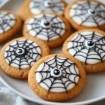 The Spooktacular Spider-Web Cookies offer an exciting and festive treat perfect for Halloween celebrations. With their delightful flavors and whimsical design, these cookies are sure to wow both kids and adults alike. These cookies combine a buttery, sweet cookie base with a rich and smooth icing that takes them to another level of creativity and taste. The raised patterns of icing mimic real spider webs, making them the perfect centerpiece for a Halloween party or a fun activity for kids before trick-or-treating.