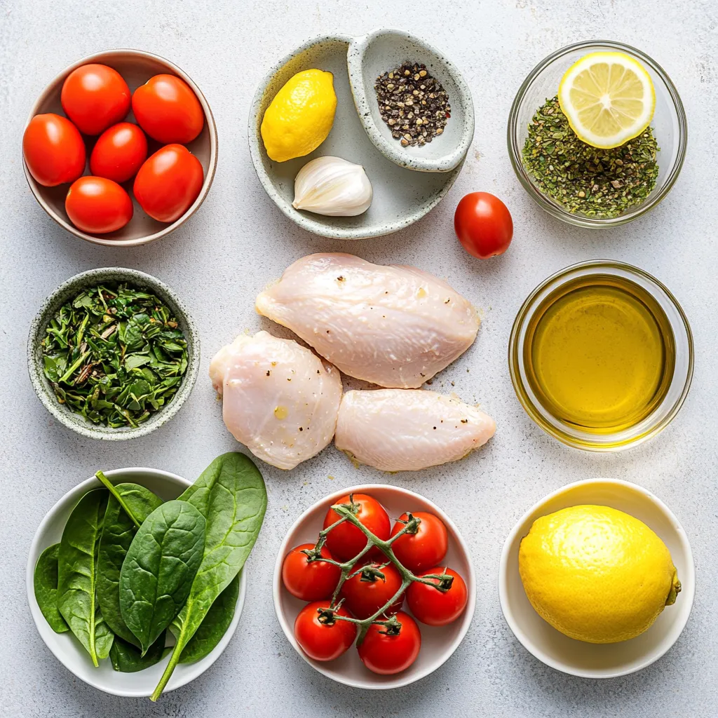 The Lemon Garlic Chicken Skillet Sensation is a delightful dish that brings together zesty lemon flavors, aromatic garlic, and tender chicken breasts, all cooked perfectly in one skillet. This recipe is not only quick and easy, but it also boasts a vibrant medley of fresh vegetables, making it a wholesome choice for any weeknight dinner. The tender chicken, paired with the freshness of spinach and the sweetness of cherry tomatoes, creates a harmonious balance of flavors that will tantalize your taste buds.