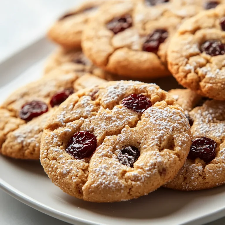 Exploring the delightful combination of almond and cherry in cookie form, these Almond Cherry Delight Cookies offer a unique twist on your traditional cookie experience. Perfectly soft and chewy, these treats are infused with rich flavors that create a mouthwatering dessert for any occasion. The contrasting textures of dried cherries and slivered almonds harmonize beautifully in each bite, making them an irresistible treat for cookie lovers.