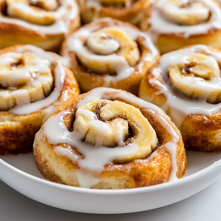 Explore the irresistible combination of flavors in these Heavenly Banana Cinnamon Rolls. This delightful breakfast treat pairs the sweetness of ripe bananas with the warm spices of cinnamon, creating a comforting yet indulgent experience. The use of mashed bananas not only brings natural sweetness to the rolls but also contributes to their moist and fluffy texture. Whether you are hosting a weekend brunch, looking to impress on a special occasion, or simply treating yourself on a cozy morning, this recipe is a must-try for both novice bakers and seasoned pros alike.
