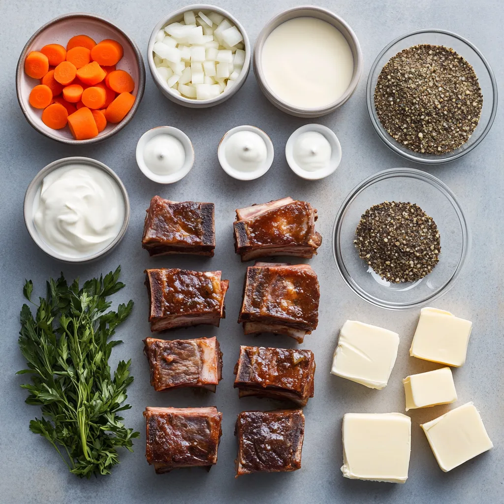 The combination of tender braised short ribs and creamy garlic-infused mashed potatoes is a comfort food lover's dream. This dish is not only a treat for the taste buds but also a visual delight, making it an excellent choice for family gatherings or special occasions where you want to impress. The succulent beef short ribs, carefully braised until fork-tender, absorb a medley of rich flavors from the spices and vegetables, while the garlic-infused mashed potatoes offer a creamy, indulgent contrast. In this article, we will break down the intricate process of preparing this mouthwatering dish, focusing on every step and ingredient to ensure a delightful result.