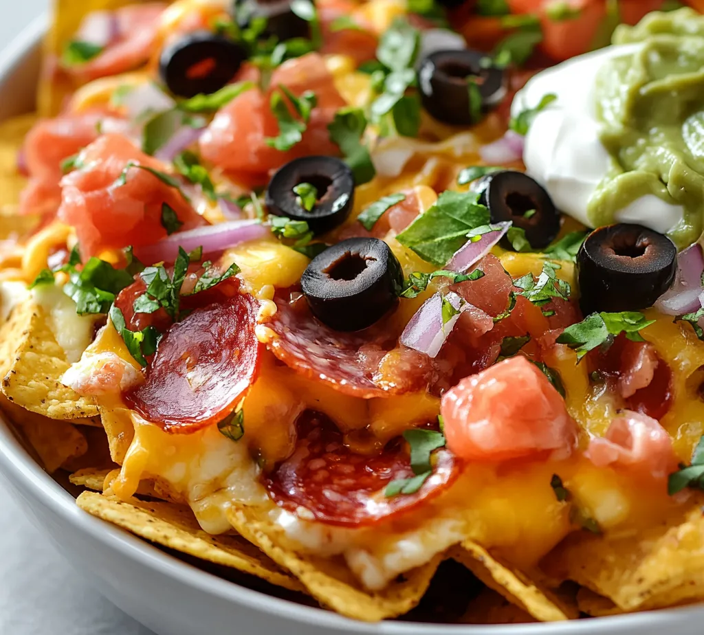 Exploring the fusion of traditional nachos and gourmet charcuterie, this article delves into the delectable world of Gourmet Crispy Charcuterie Nachos, perfect for gatherings or a flavorful snack. This dish brings together the richness of savory meats and delectable cheeses, combined with vibrant and colorful toppings that complement each other beautifully. Imagine biting into thick-cut tortilla chips, each loaded with toppings that deliver an explosion of flavor – it’s not just a meal; it's a sensory experience.