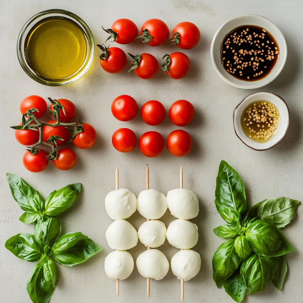 Mini Caprese Skewers with Balsamic Glaze are an exquisite blend of flavors, perfect for any social gathering. Combining the freshness of cherry tomatoes, the creaminess of fresh mozzarella, and the aromatic essence of basil, this dish offers a delightful bite-sized experience. The skewers are not only visually appealing but also come together quickly in just 15 minutes, making them an ideal choice for both casual get-togethers and elegant events.