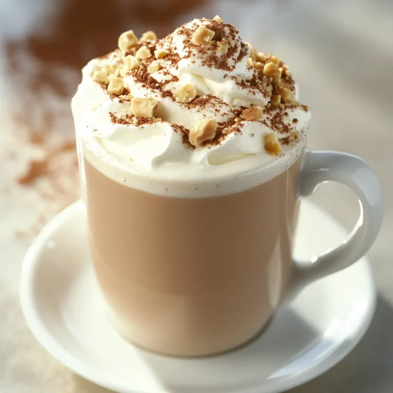 The arrival of winter brings forth the longing for warm, comforting beverages that soothe the soul. Cozy Winter Toffee Delight is a perfect reflection of this season, blending rich flavors of toffee and cream in a delightful drink that warms you from the inside out. This creamy concoction serves as a lovely retreat from the chill outside, making it a must-try for anyone who enjoys cozy evenings spent indoors.
